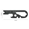 Multifunctional Pocket EDC Multi Tool Keychain Bottle Opener Hexagon Wrench Measuring Ruler Outdoor Survival Gear Gadget