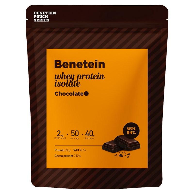 

Benetin Whey Protein Supplement WPI Chocolate Flavor