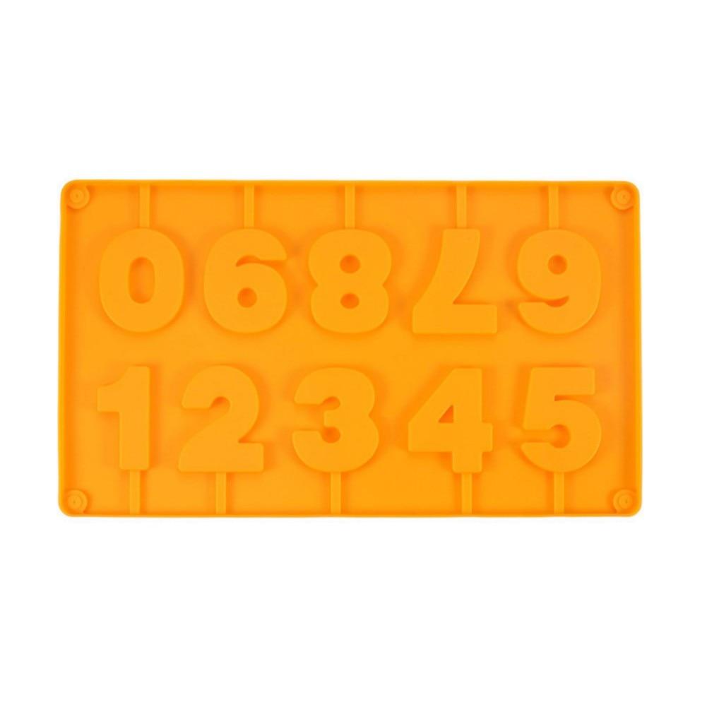 Silicone Mold Arabic Numerals for Ovens And Refrigerator for Baking