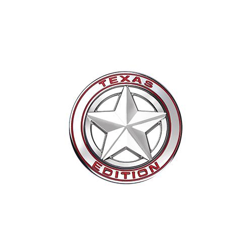 3D Car TEXAS EDITION Pentagram Emblem Decoration Metal Sticker For Jeep Ranegade Patriot Wrangler YJ JK Grand Cherokee Compass uy1
