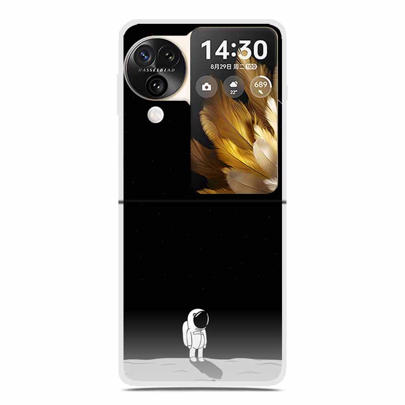 

Original Luxury TPU Transparent Hard Cover Phone Case for Oppo Find N3 Flip Funda Shockproof Protective Coque Oppo Find N2 Flip -Oppo Find N2 Flip