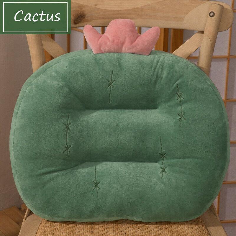 

3D Fruit PP Cotton Cushion Penguin Lion Cactus Strawberry Plant Shape Throw Pillow Sofa Bed Office Decorative Chair Cushion