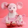 Plush Ballet Mouse Toy With Pp Cotton Filling For Girls And Kids Gift