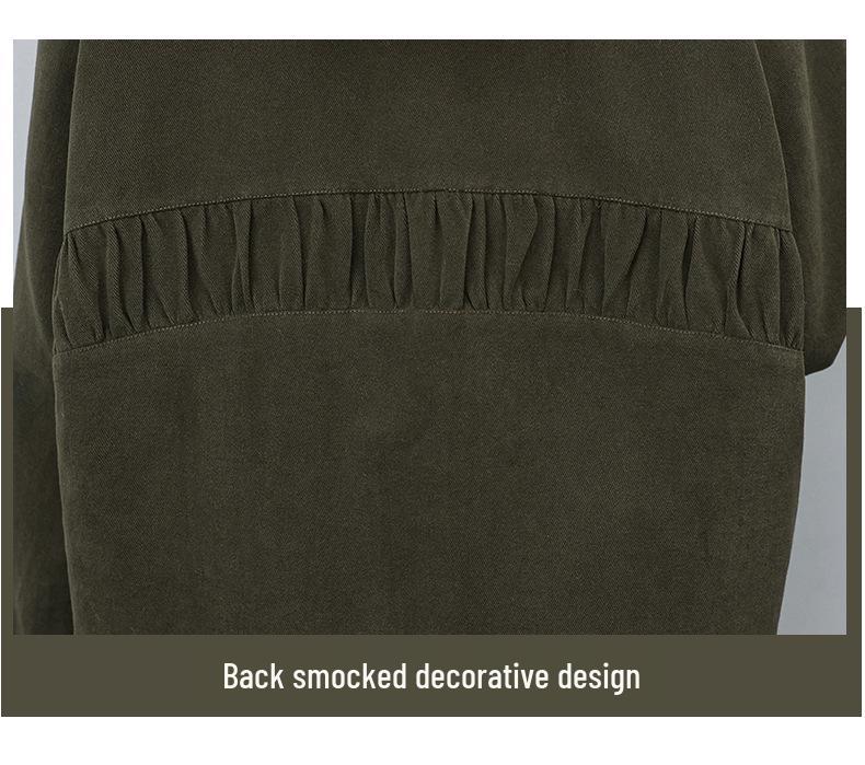 Women's 2024 Winter Korean-Style Loose Fleece-Lined Cotton-Padded Parka