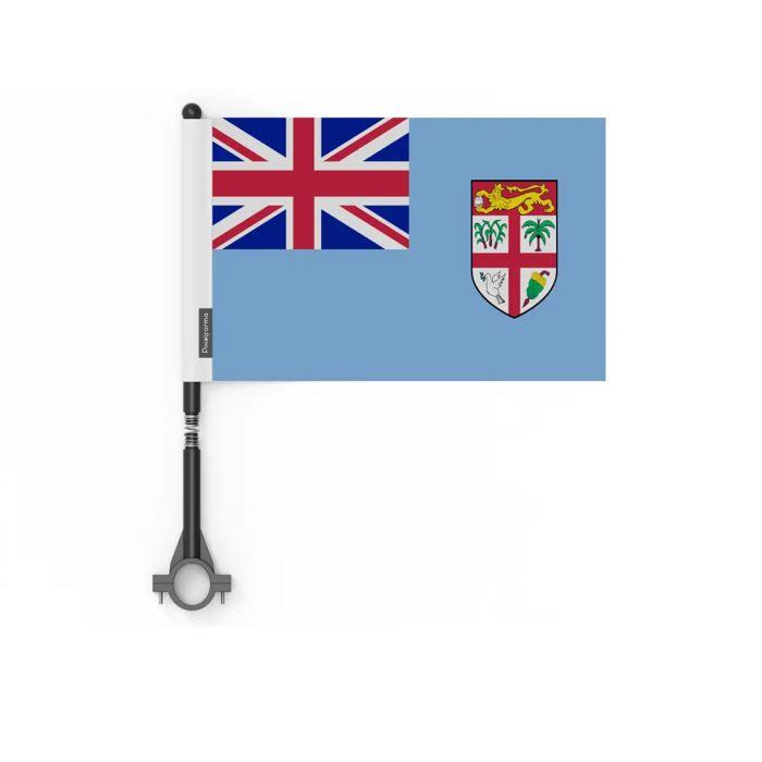 Drapeau - Fidji - Vélo - 14 X 21 Cm - 20 Pièces - Polyester - Extérieur