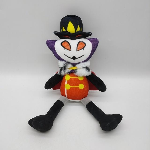 30CM Blitzo's Teddy Plush Toy Helluva Boss Plush Animal Toys Cartoon Stuffed Soft Toy Christmas Birthday Gift for Children
