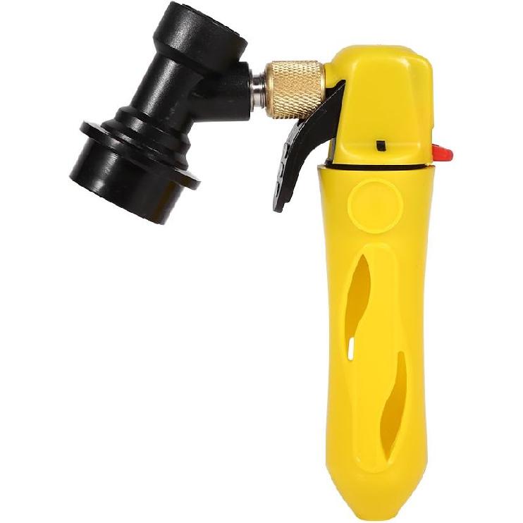 Portable Keg Charger CO2 Injector Cornelius Corny Keg Charger with Ball Lock Draft Beer Dispenser Beer Wine Soda CO2 Charger for Homebrew Soda