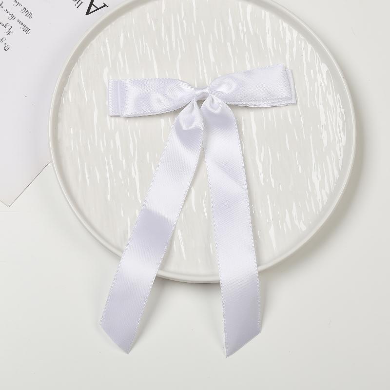 Baby Girls Bowknot Clip Headwear Hair Accessories Solid Color Elegance Headwear Hairpins Advanced Princess duckbill clip Hair clip
