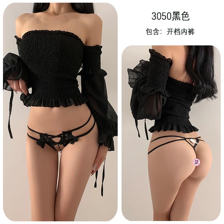 Sex Underwear Sexy Temptation Free T-pants Thong Open Crotch Sex Panties Women's Bed Passion