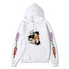 Hunter X Hunter Gon Killua Unisex Fleece Hoodie Vertical Japanese Text Sleeve Anime OK Print Long Sleeve Pullover Sweatshirt