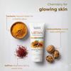 Nidhii Skincare Ayurvedic Ubtan Face Wash for Men & Women | Turmeric, Walnut Extracts & Saffron Glow Formula to Removes Sun Tan & Dullness | Gentle