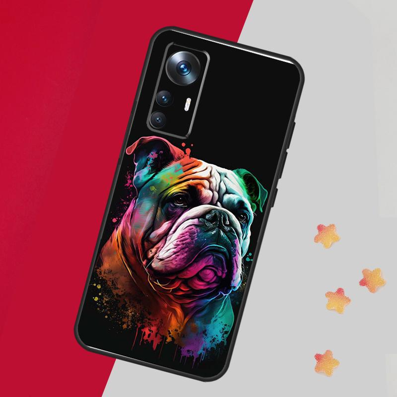 British Bulldog Case For Xiaomi 14 13 15 Ultra 11T 12T 13T 14T Pro Cover For POCO X7 Pro X3 X5 X6 F5 F6 F7