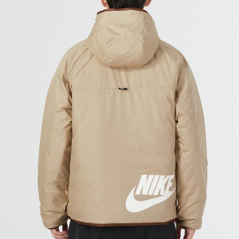 Nike Reversible Hooded Warm Cotton Jacket Men Jacket Khaki DH2784-247