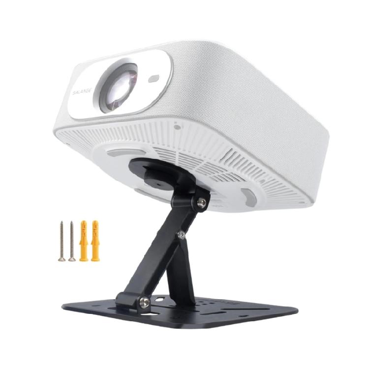 

Профессиональный кронштейн для крепления проектора, грузоподъемность 5 кг, складная конструкция, вертикальная фиксация 90° для дома и офиса