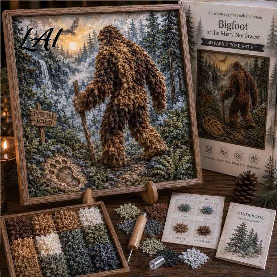 Healing Handcrafted Activity 2PCS Dark Gothic DIY 3D Fabric Art Craft Kit Textile Sculpture Handmade Storytelling Handicraft Project Beginner
