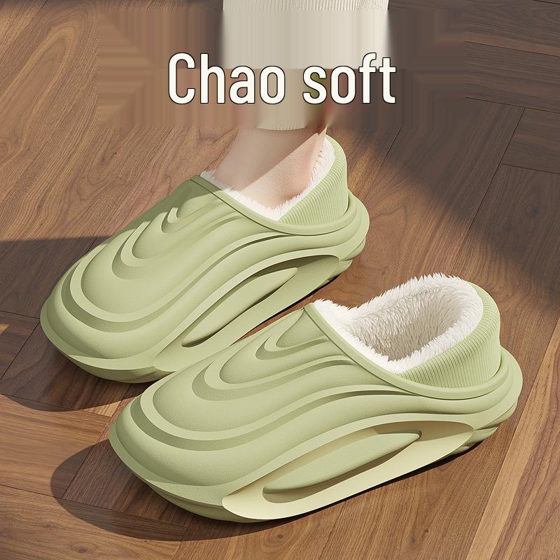 2025 Warm Non-Slip Kids & Parent Cotton Slippers: Waterproof, Thick Sole for Winter Outdoor & Home Wear