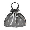 Fukuske Pattern Drawstring Tulle Fukuske . (Dot Fukuske)Margaret Bag, Material,