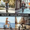 iScooter Electric Scooter I12 25KM/H 500W 7.5Ah 12 Inch Pneumatic Road Tire 30-35KM Range with Basket Escooters