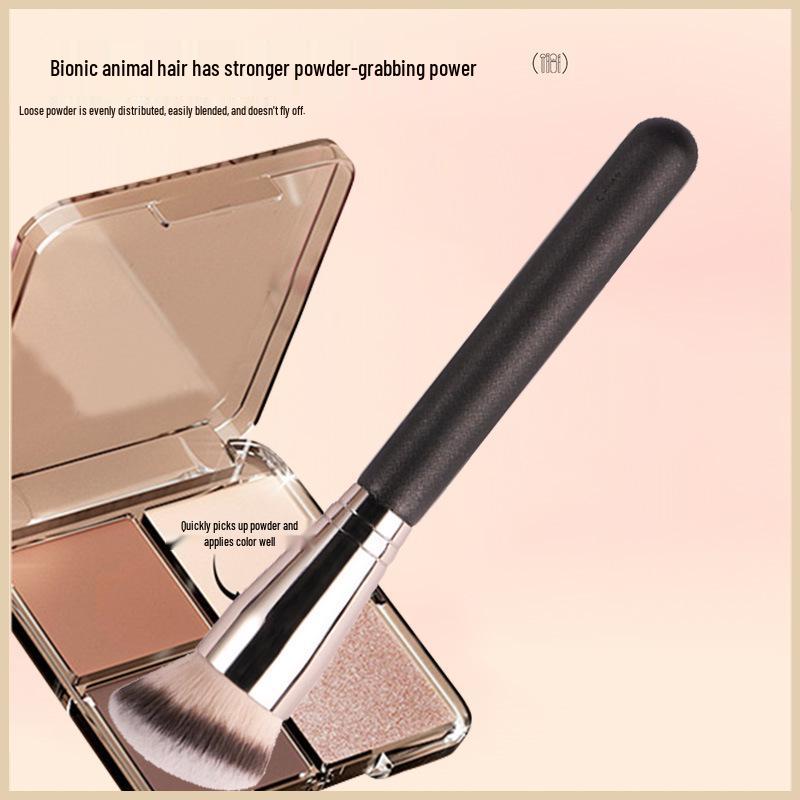 Angled Concealer & Contour Brush Set with Soft Bristles for Foundation and Blush