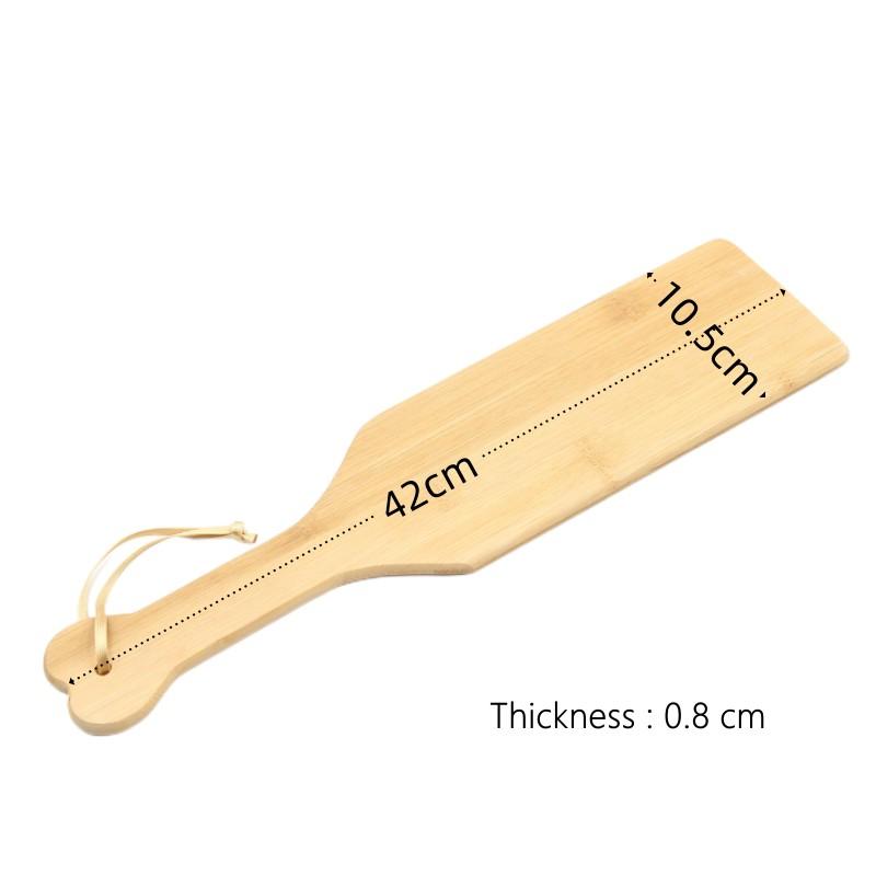 BDSM Spanking Toys with Smooth Surface Light Play Bamboo Wood Paddle Whip for Fetish Flogger Slave Fantasy Adult Erotic Sex