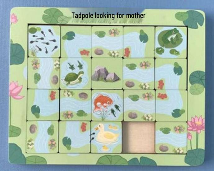 Colorful Wooden Honeycomb Jigsaw Puzzle for Early Childhood Education