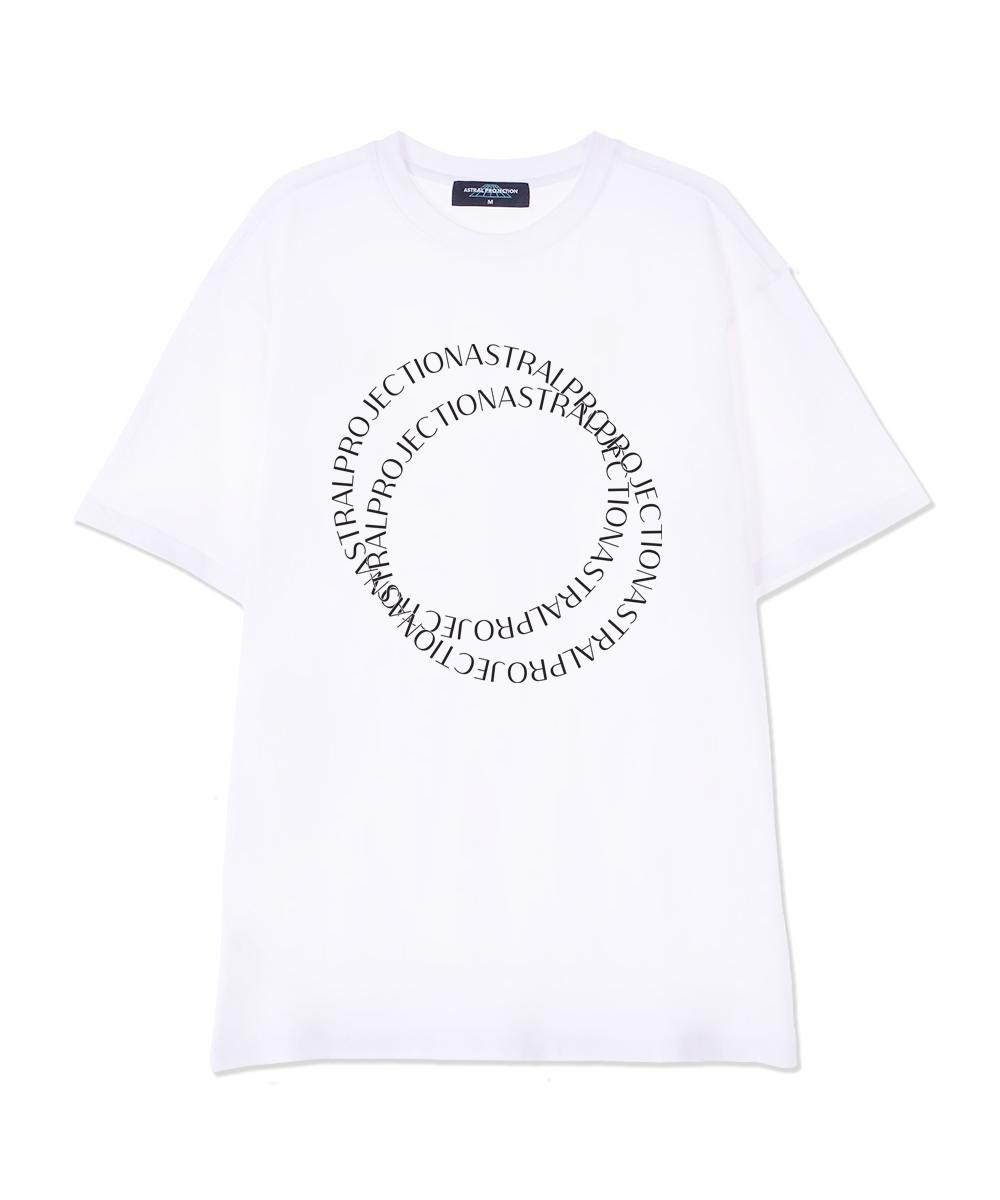 Astral Projection Double Ring Supima Cotton Round Neck Short Sleeve T-Shirt_White M