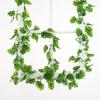 Artificial Ivy Leaf Garland Realistic Design Elegant Artificial Ivy Leaf Trending High-quality Vine Decoration Garden Wall Decor
