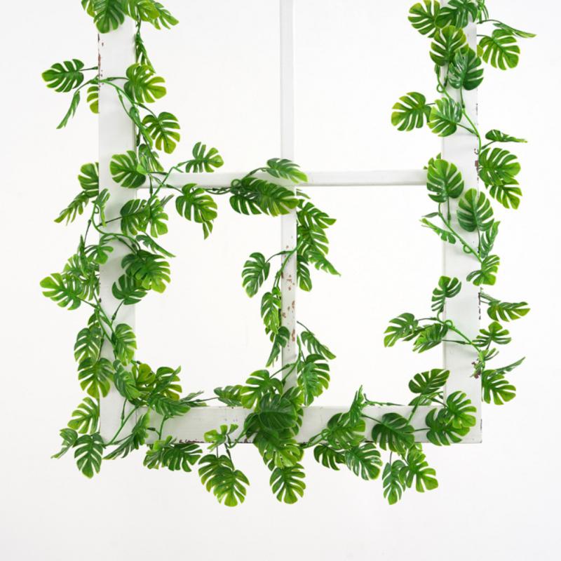 Artificial Ivy Leaf Garland Realistic Design Elegant Artificial Ivy Leaf Trending High-quality Vine Decoration Garden Wall Decor