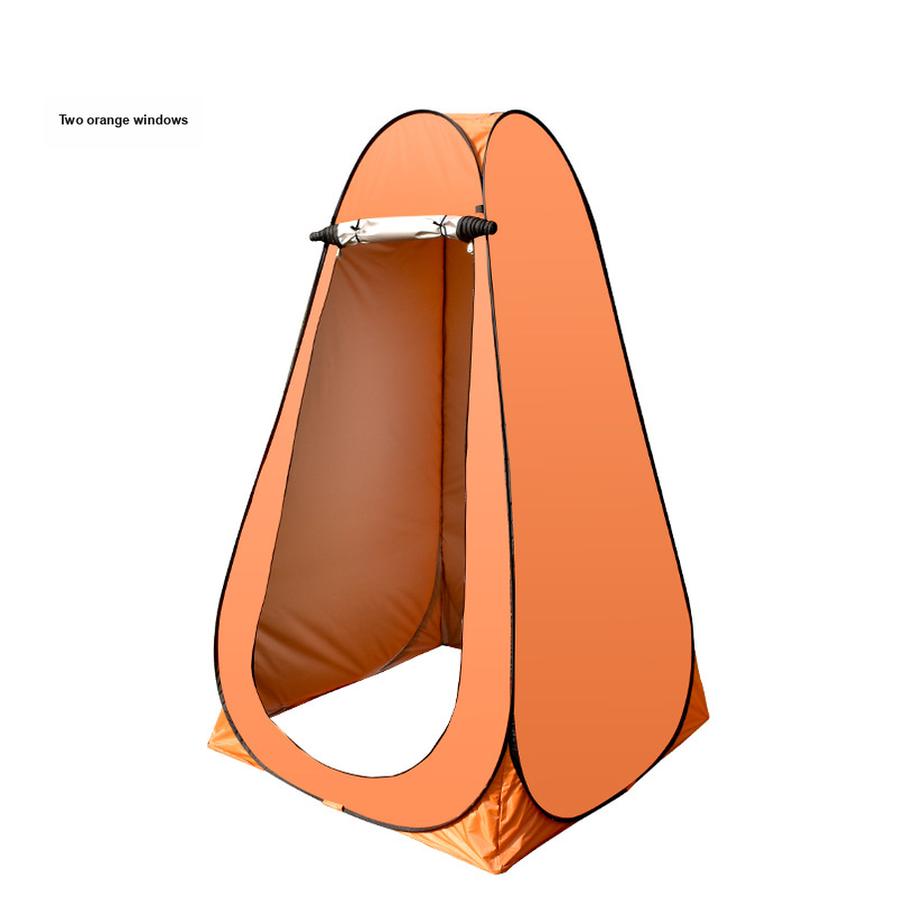 Outdoor Quick Change Shower Tent with Toilet, Sunscreen, Breathable, Portable, Home Use, Thickened Warm, Single Layer Bathrobe