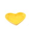 Heart Shaped Ceramic Seasoning Dish Mini Sauce Plate for Pickle Snack Dipping Home Kitchen Restaurant