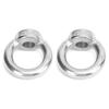 2pcs Lifting Eye Nuts Stainless Steel Outdoor Water Tools for Ocean Industry Yachts SpeedboatsM14