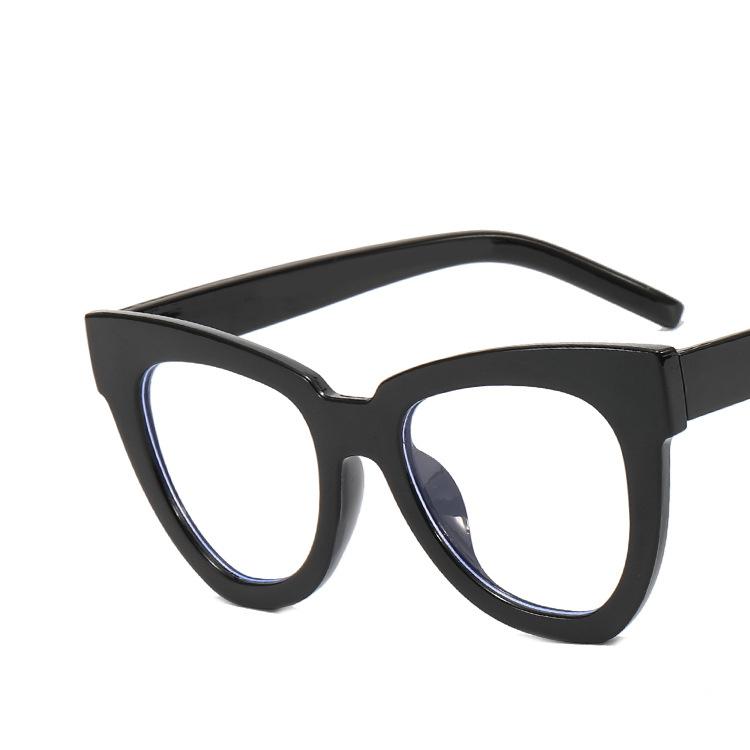 

Женские очки с защитой от синего света, модные, индивидуальные, ретро, ​​классические, кошачий глаз, в большой оправе, простые очки, студенческие, на каждый день, для поездок на работу, уличные рюмки, очки