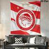 Olympiacos Wall Hanging Printed Fabric Blanket Decorative Tapestries for Bedroom Living Room Home Decor