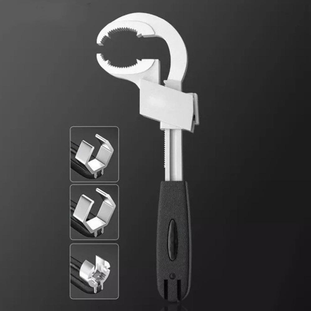 Aluminum Alloy Bathroom Wrench Adjustable Double-Ended Wrench Multifunctional Wrench Shower Head