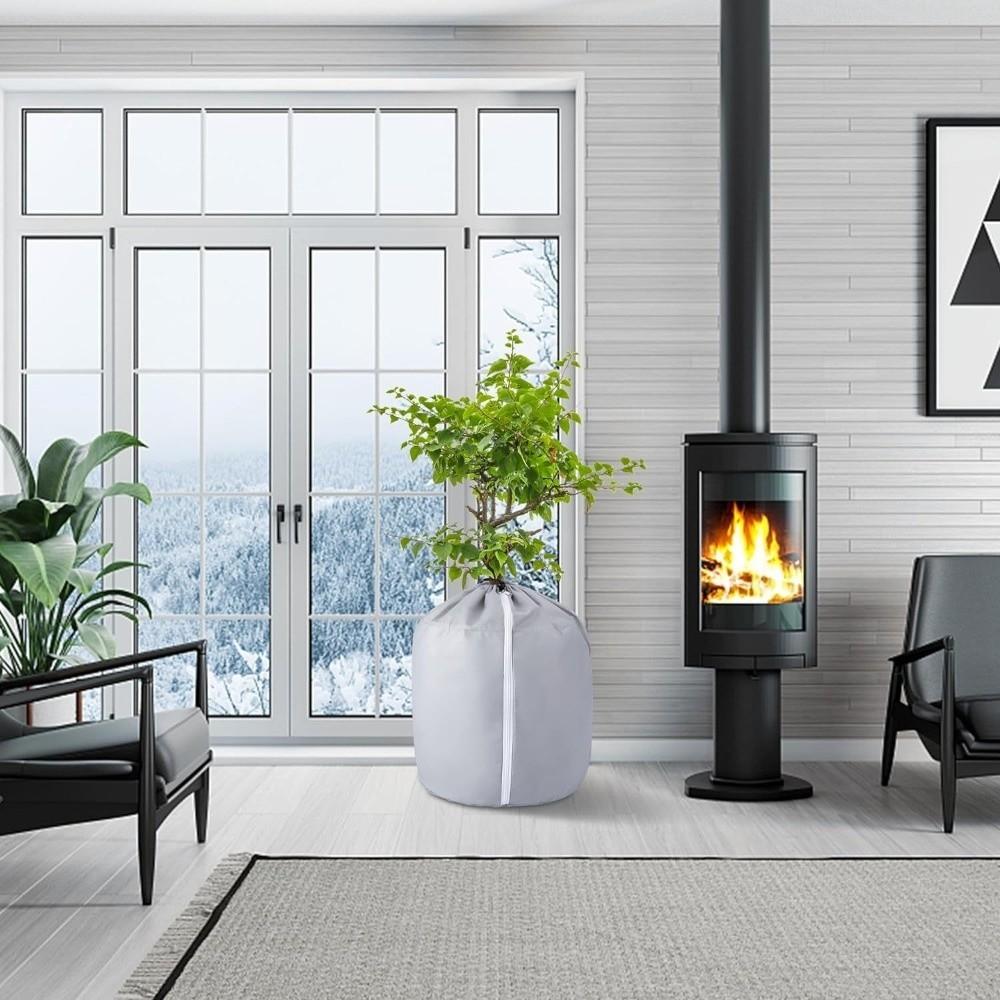 Oxford Cloth Plant Insulation Cover Heat Preservation Tear-resistant Frost Protection Bags Waterproof Breathable