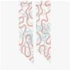 Vivienne Westwood Flower Orb Skinny Twill Silk Scarf A404 8103014y
