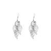 Simple Leaf Hollow Earrings, Exaggerated And Creative Multi-Layer Five-Pointed Star Long Fringed Earrings