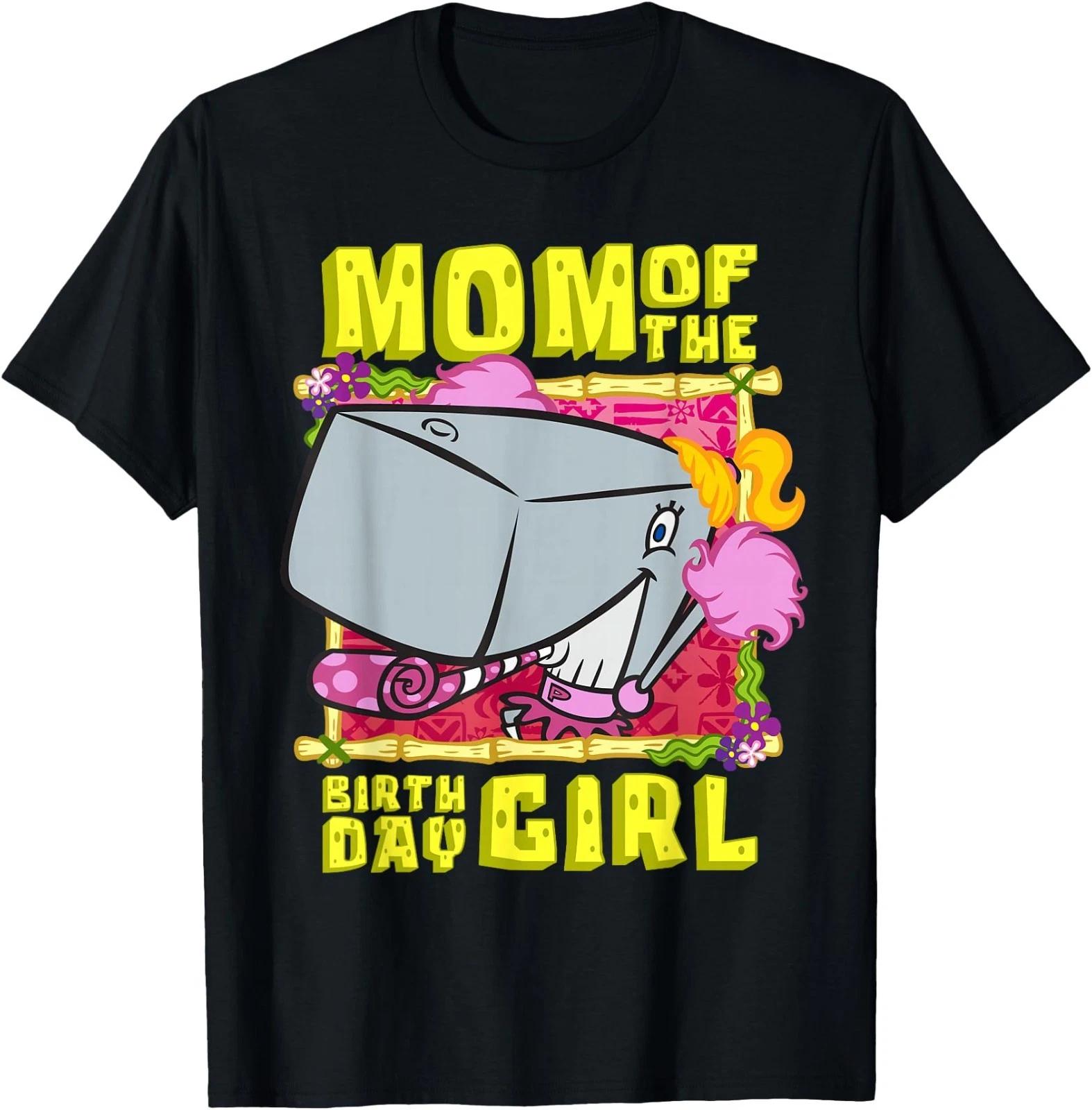 Spongebob Pearl Krabs Mom of the Birthday Girl Mother Gift T-Shirt L