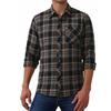 Men's Long-sleeved Plaid Shirt Polished Casual Autumn and Winter Casual Shirt Cardigan