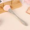 1Pc Nail Dust Brush Rhinestone Bling Handle White For Acrylic Nail Art Cleaning Brush Manicure Tool