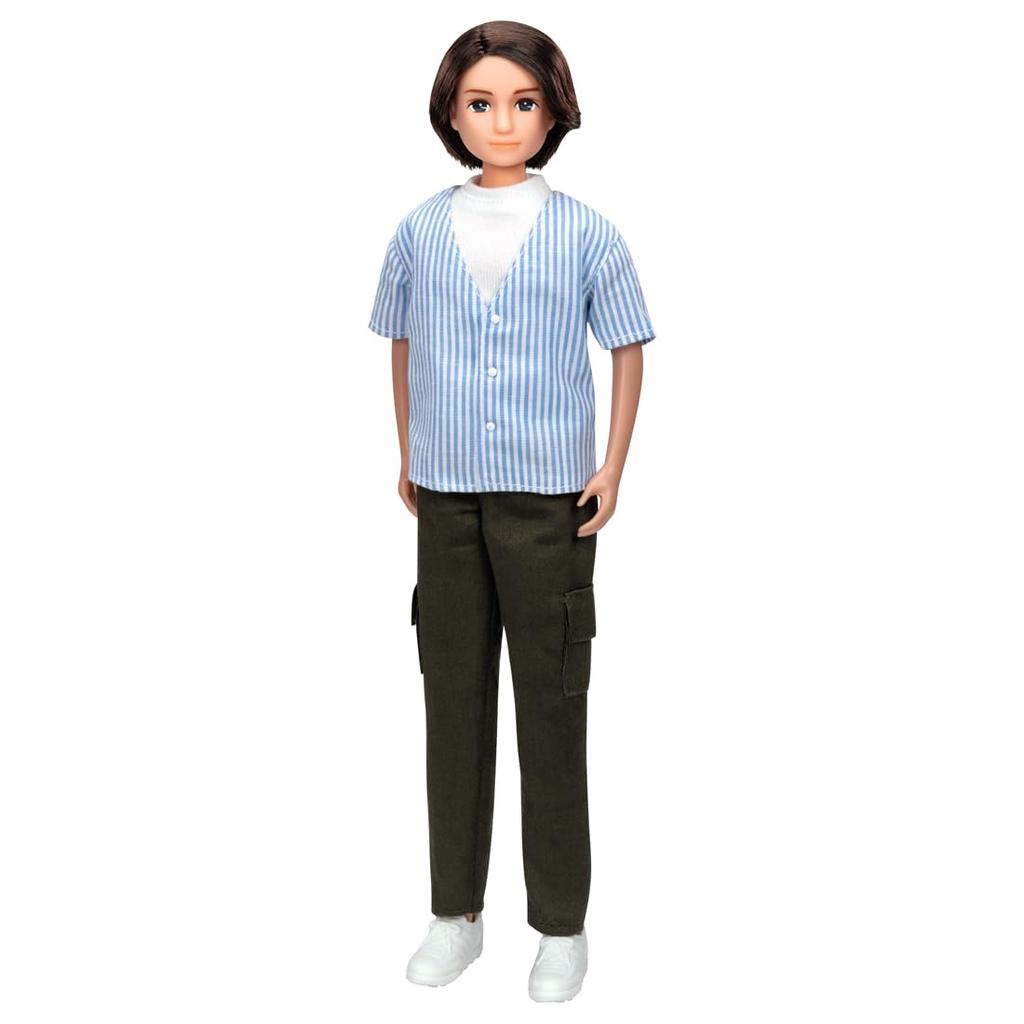 TAKARA TOMY Doll Casual Dad Pretend Play Toy 3 and Licca-chan LD-20 Dress-up (Ages Up)