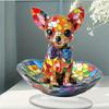 2D Flat Acrylic Dog Decoration, Indoor and Outdoor Decoration - No Battery/electricity Required, Free Day Decoration, Shop Decoration, Durable Out