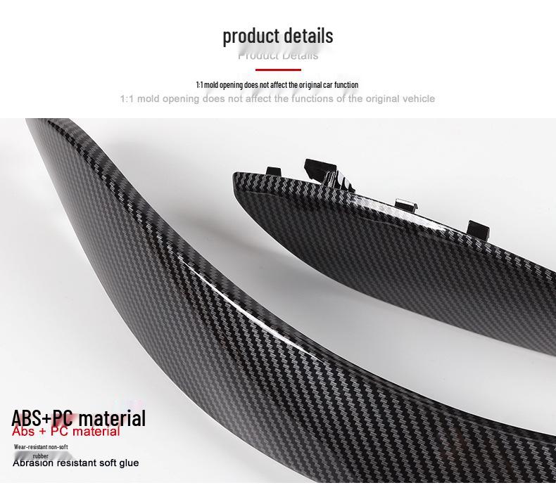 Kryt kliky dveří z uhlíkových vláken pro BMW řady 3, řady 4 a 3GT Interiér.