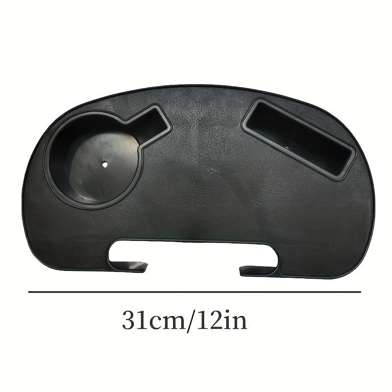 

Міцний пластиковий тримач для напоїв крісла-нуль-гравітації - Затискний піднос зі слотом для телефону для пляжних шезлонгів, Не потребує живлення чорний