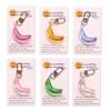 LUCK Banana Keychain Transparent Banana Keychain With Greeting Card Back To School Motivational Gift For Student