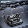 Universal 2-in-1 Car Phone Holder & Number Plate with Anti-Shake Dashboard Mount