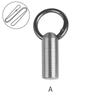 Waterproof Capsule Travel EDC with Necklace Portable Titanium Alloy Mini Medicine Seal Bottle Outdoor Survival Pocket Pill Box