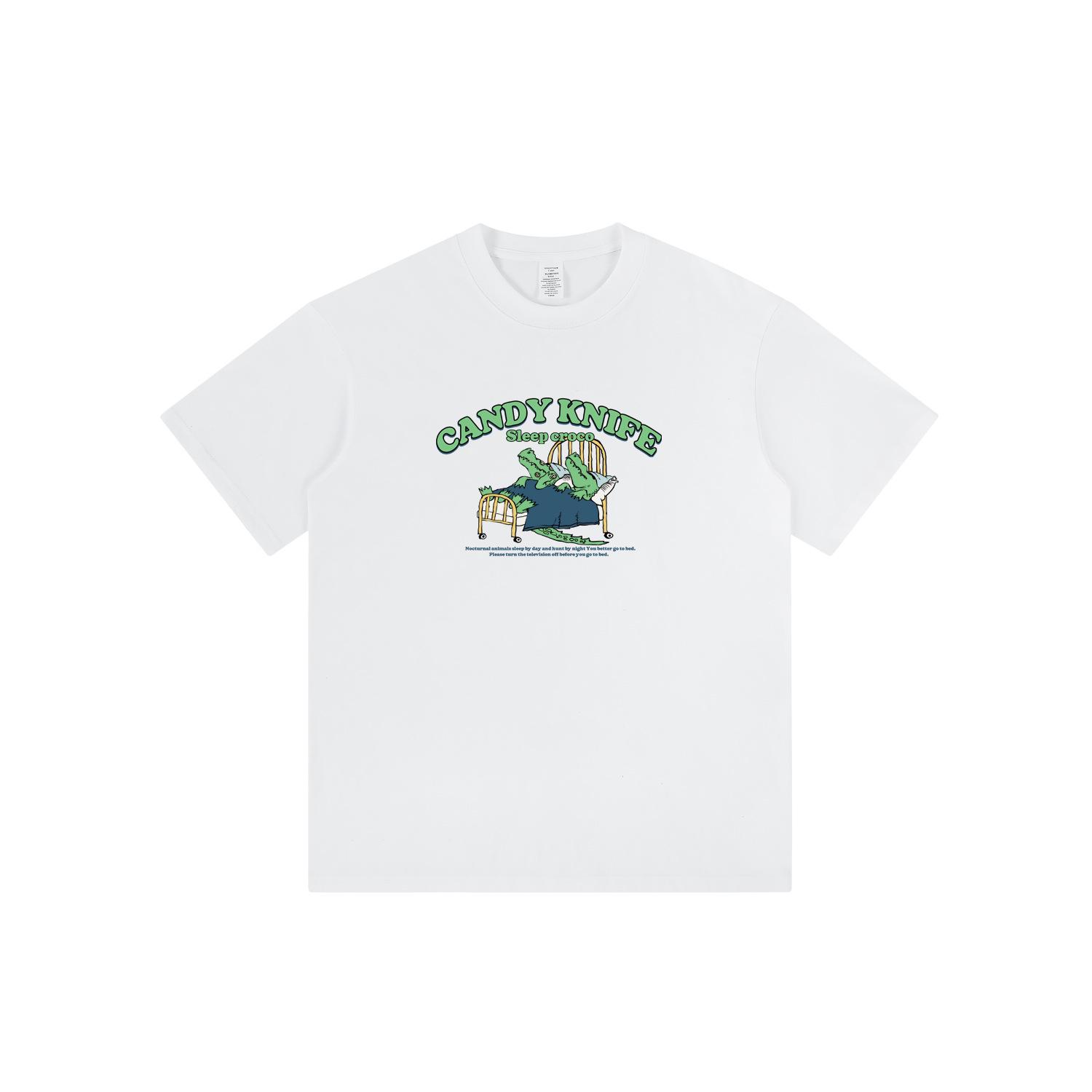 

Summer Retro Loose-fit Cotton Cartoon T-Shirt - Unisex Trendy Design M