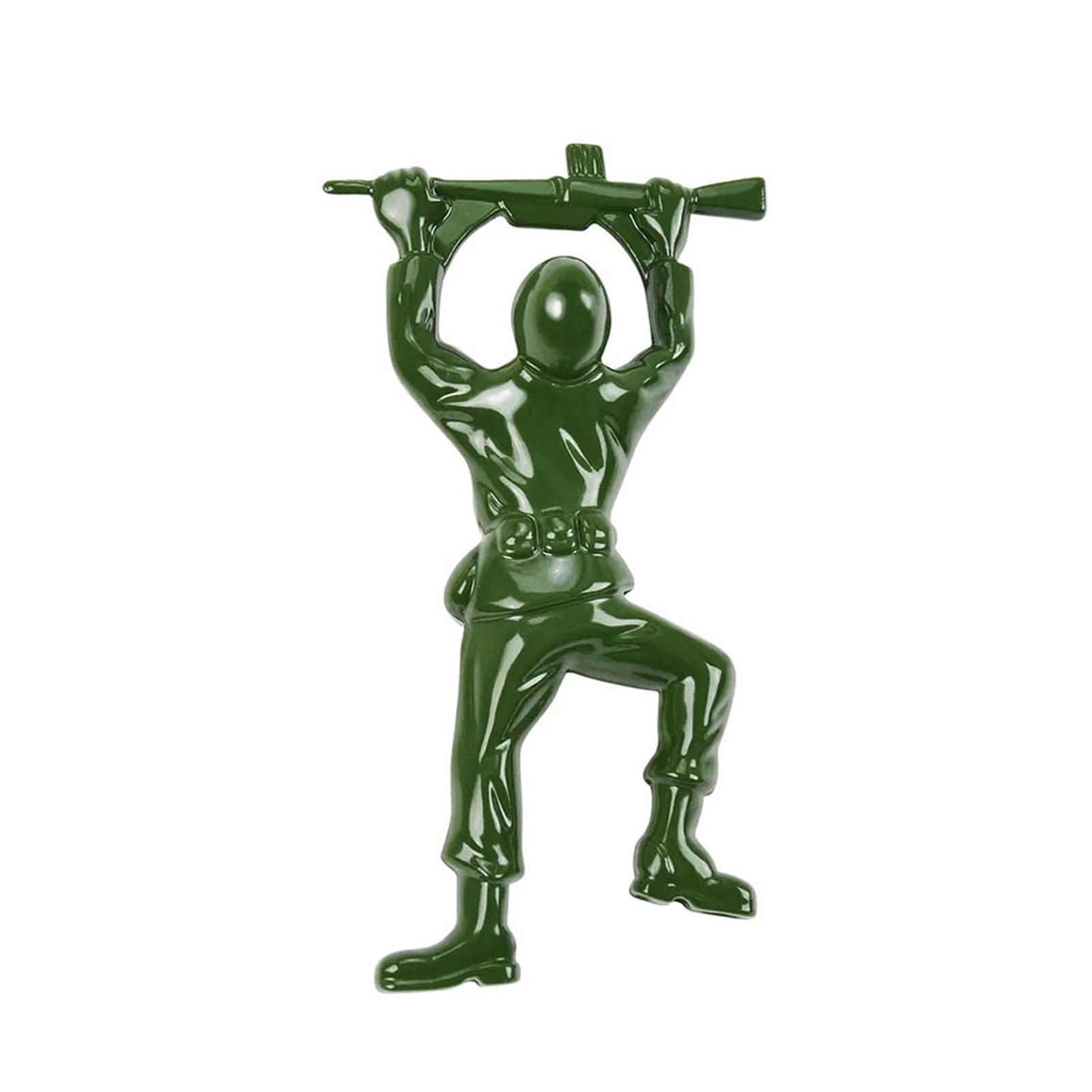 

Открывалка для бутылок «Зеленый человек» - Смешная, совместимая с барменом, дизайн «Металлический солдат» One Size