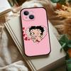 B-Betty-Cute-Boop Phone Case For IPhone 1716 15 14 13 Pro Max 11 12 Mini X Xs XR Black Silicone Cover